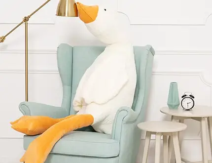 Large plush geese