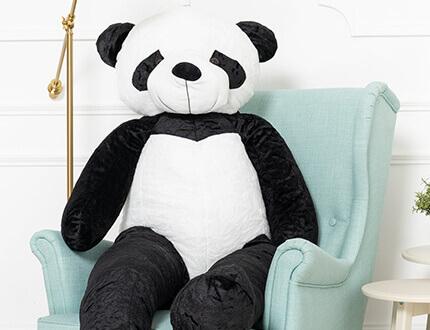 Big plush pandas