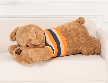 Large plush dogs