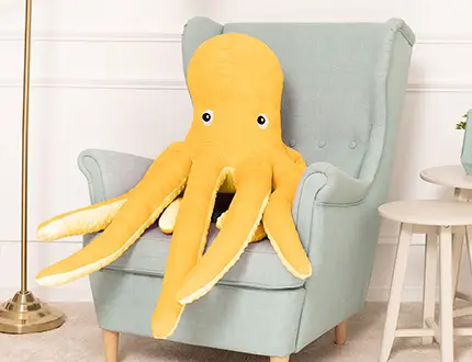 Large plush squid